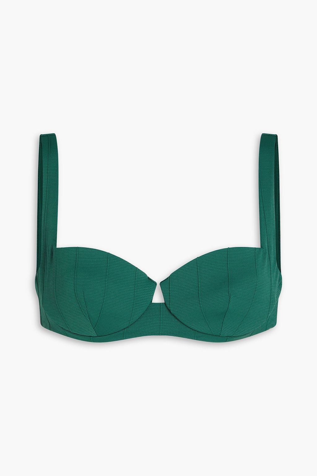 Danica ribbed underwired bikini top