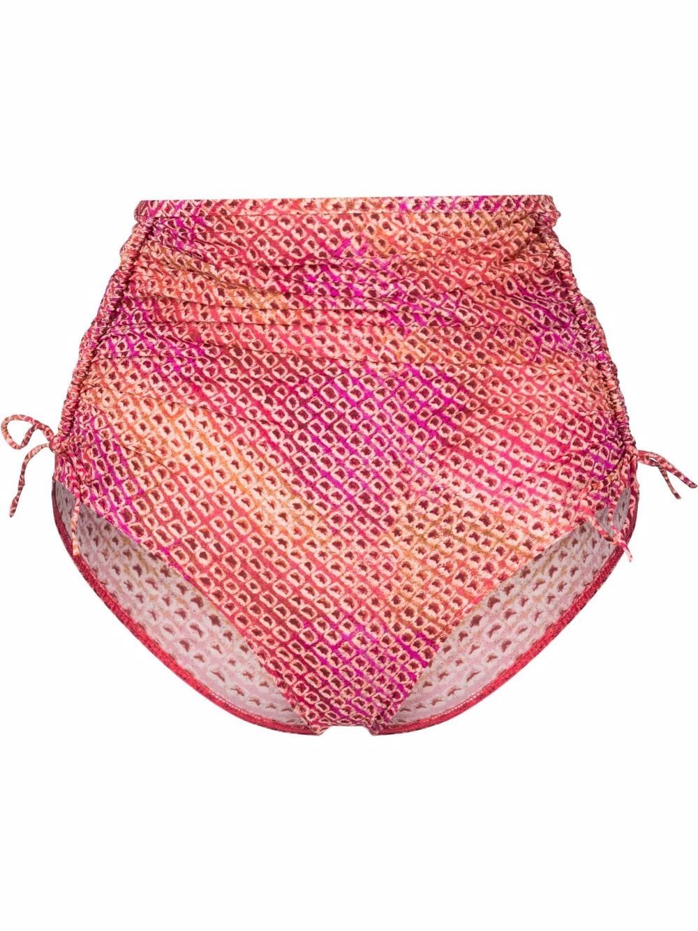 Selaris geometric-print bikini bottoms
