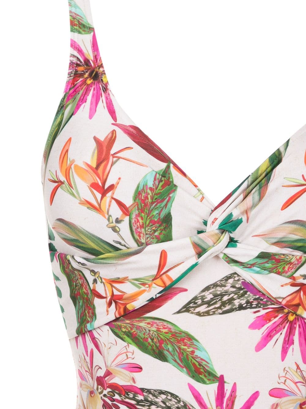 Adriana floral-print swimsuit