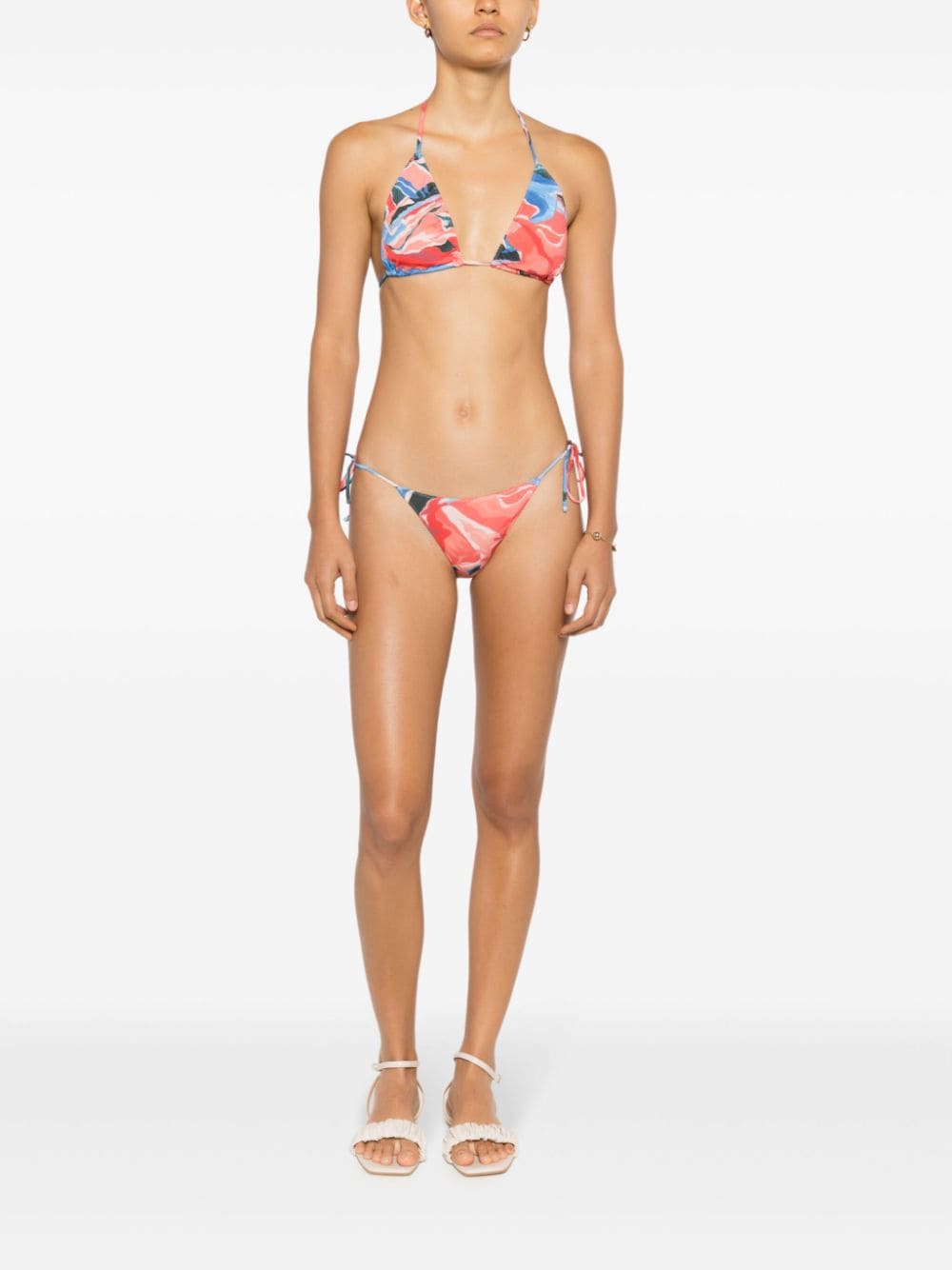 Aava graphic-print bikini bottoms