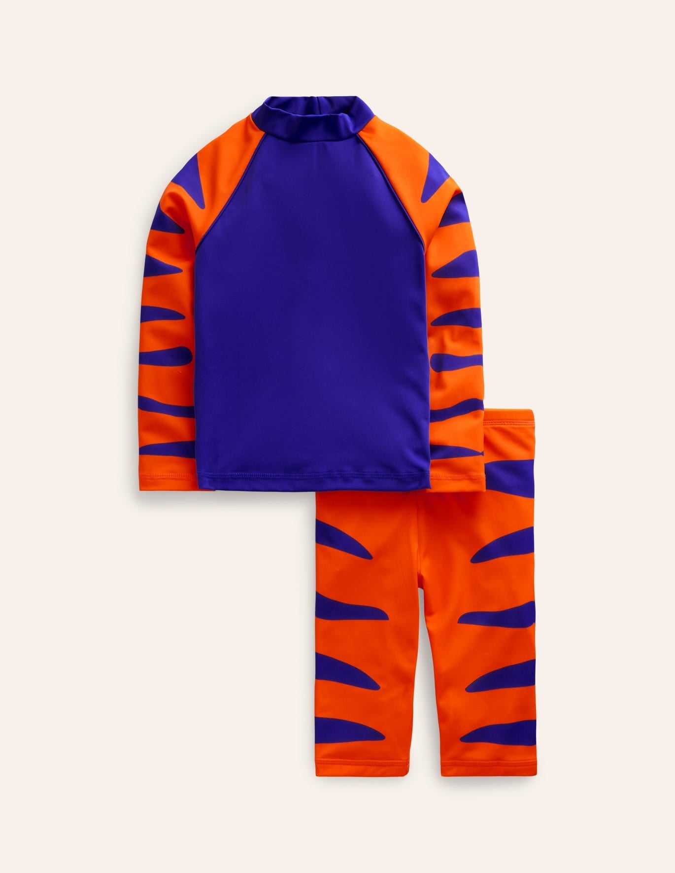 Sun safe surf set mandarin orange tiger