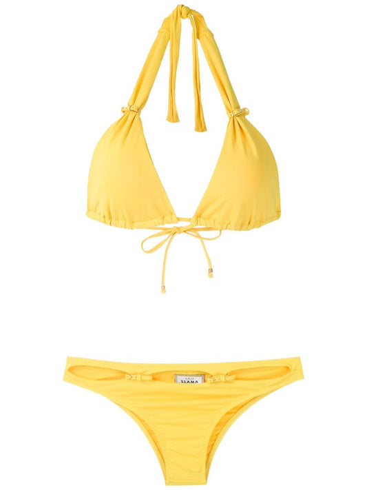 adjustable triangle bikini set