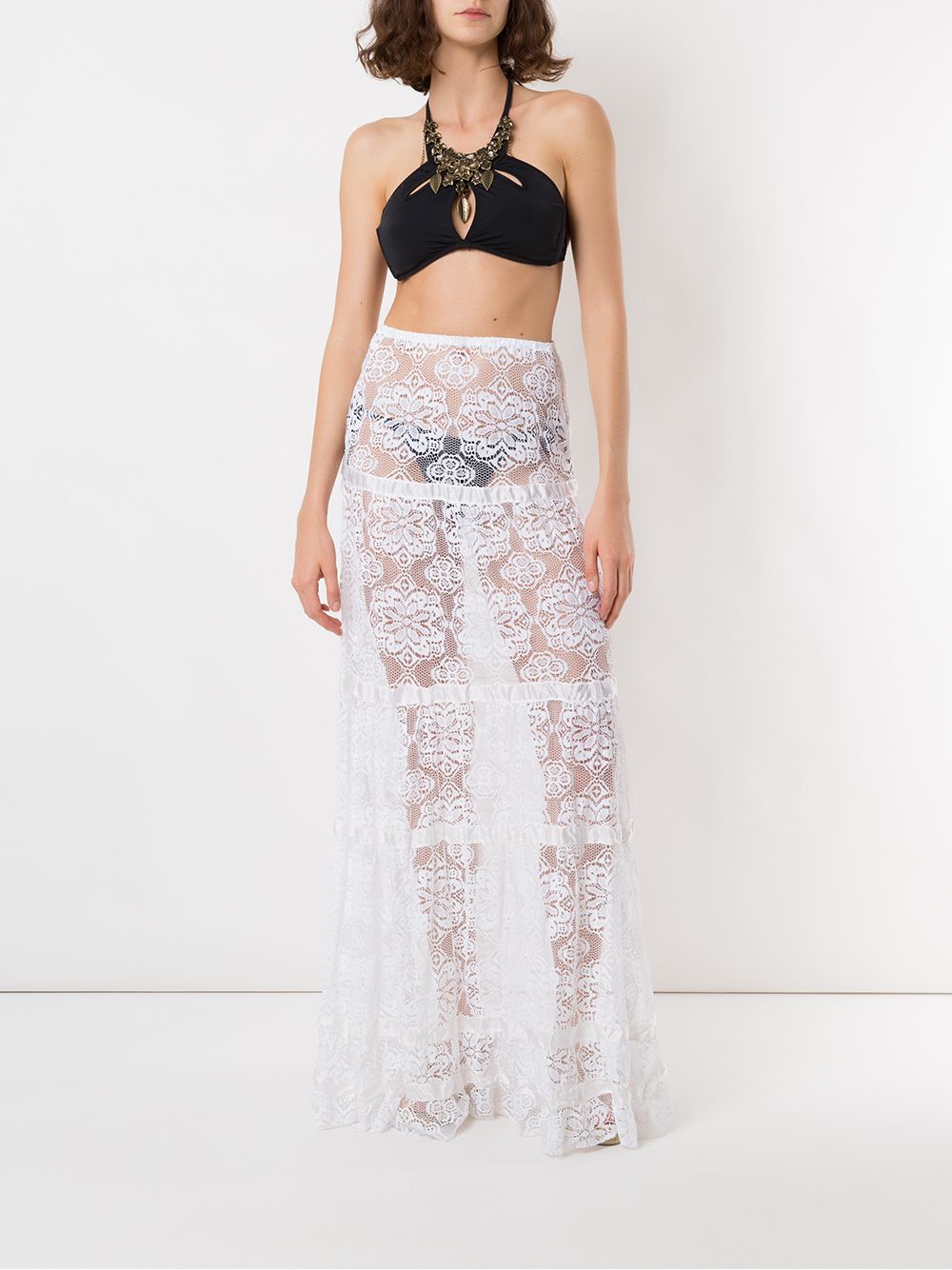 lace maxi skirt