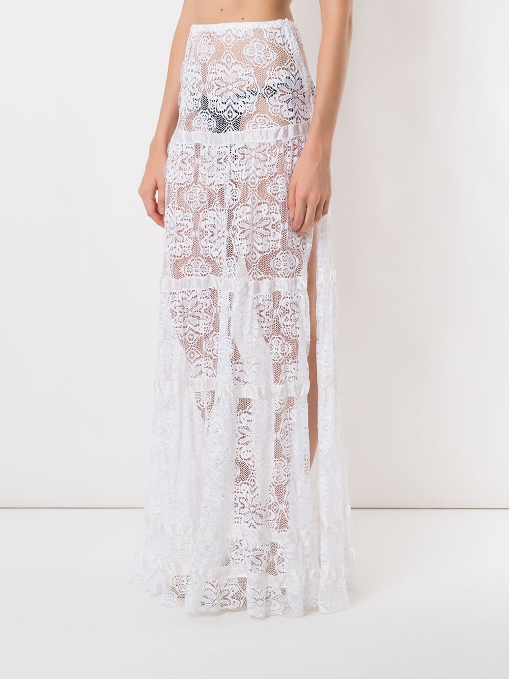 lace maxi skirt