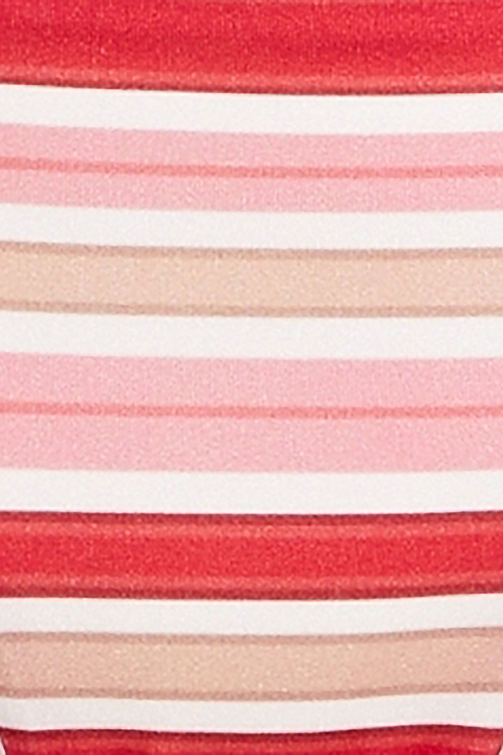 Grosgrain-trimmed striped bikini