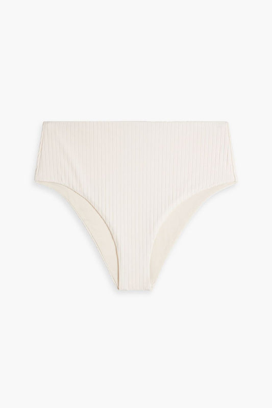 Sabrina ribbed high-rise bikini briefs