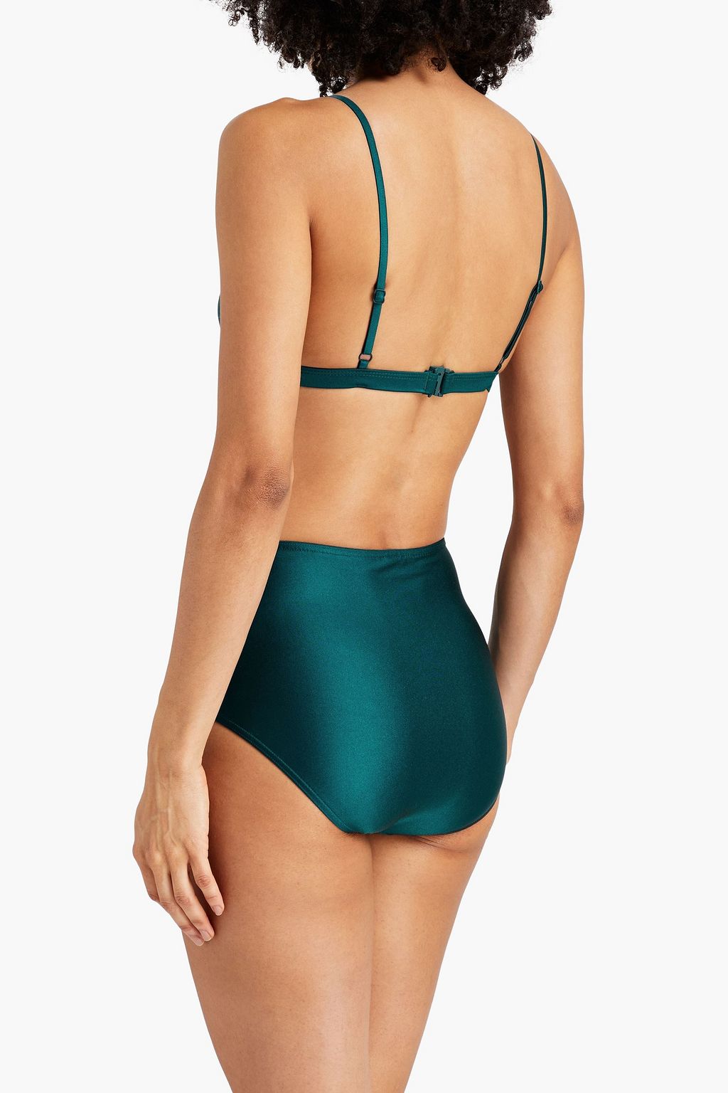 High-rise bikini briefs