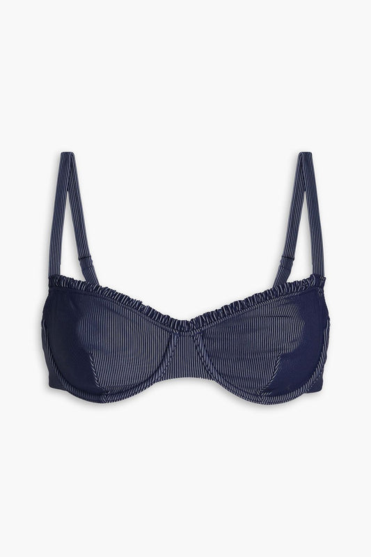 Marilyn ribbed underwired bikini top