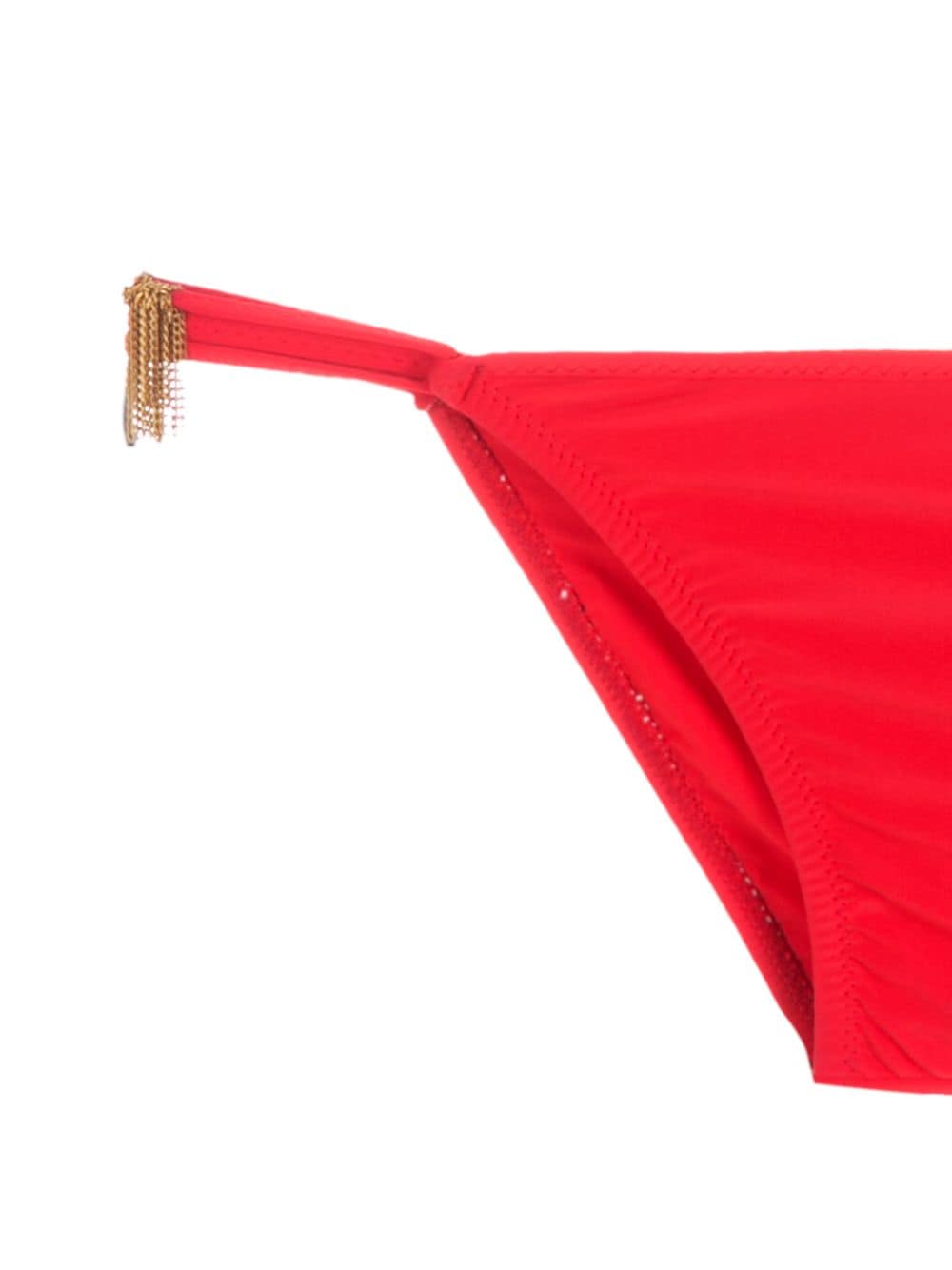 chain-link triangle bikini set