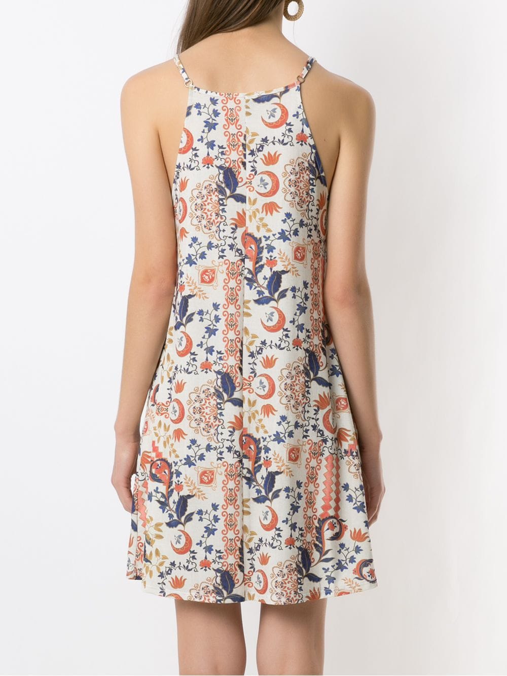 Isis tile-print dress