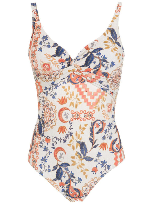 Adriana graphic-print swimsuit