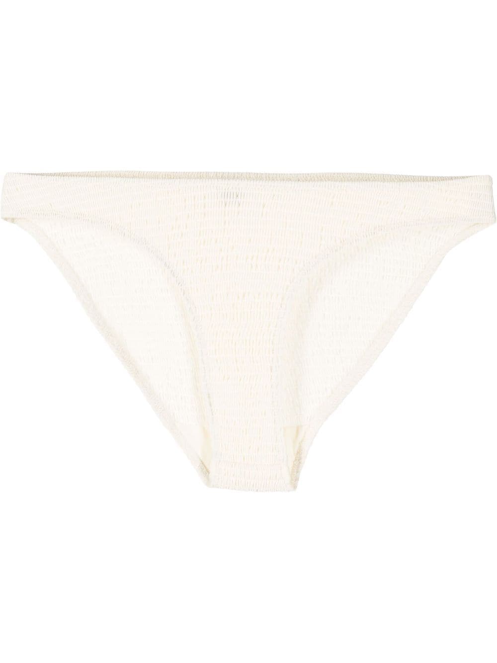 smocked bikini bottoms