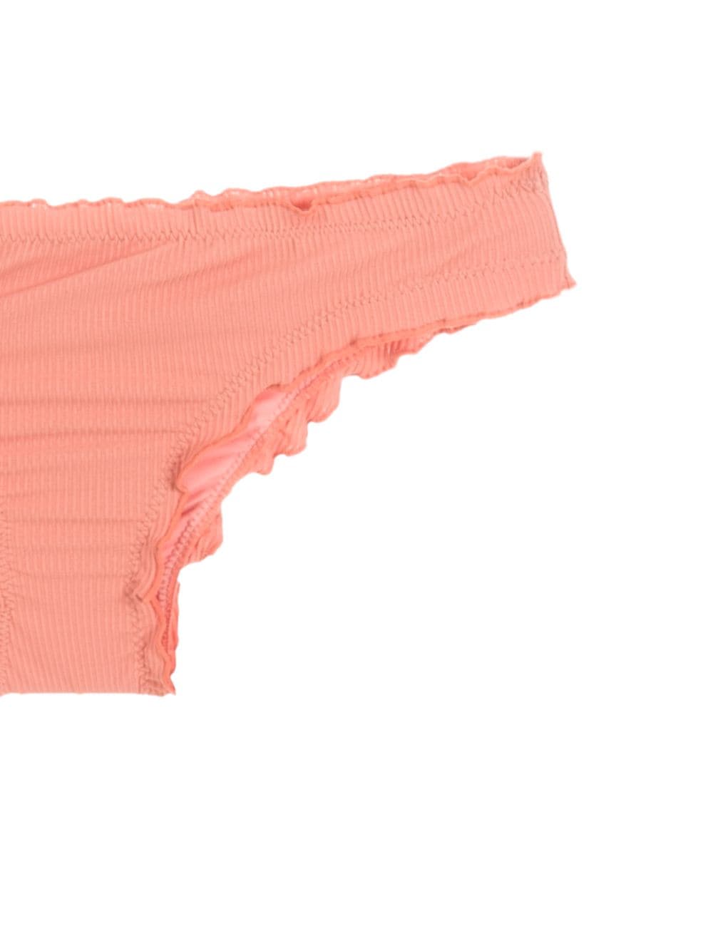 ruched bandeau bikini set