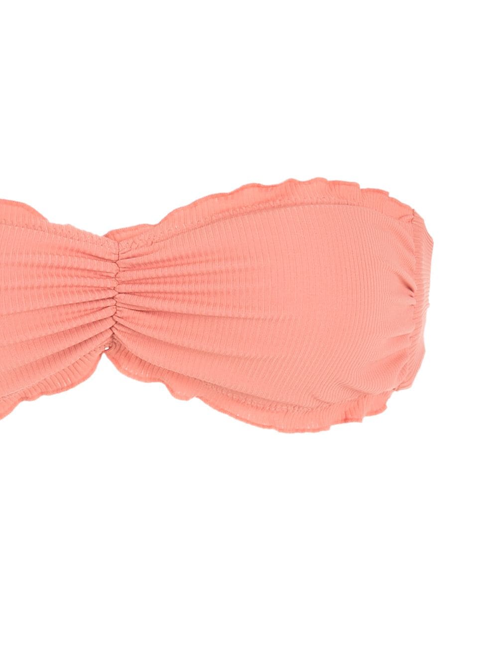 ruched bandeau bikini set
