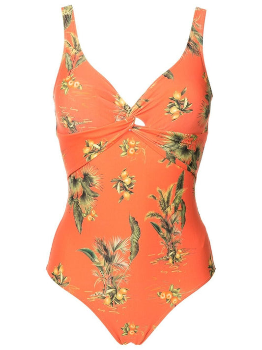Adriana floral-print swimsuit