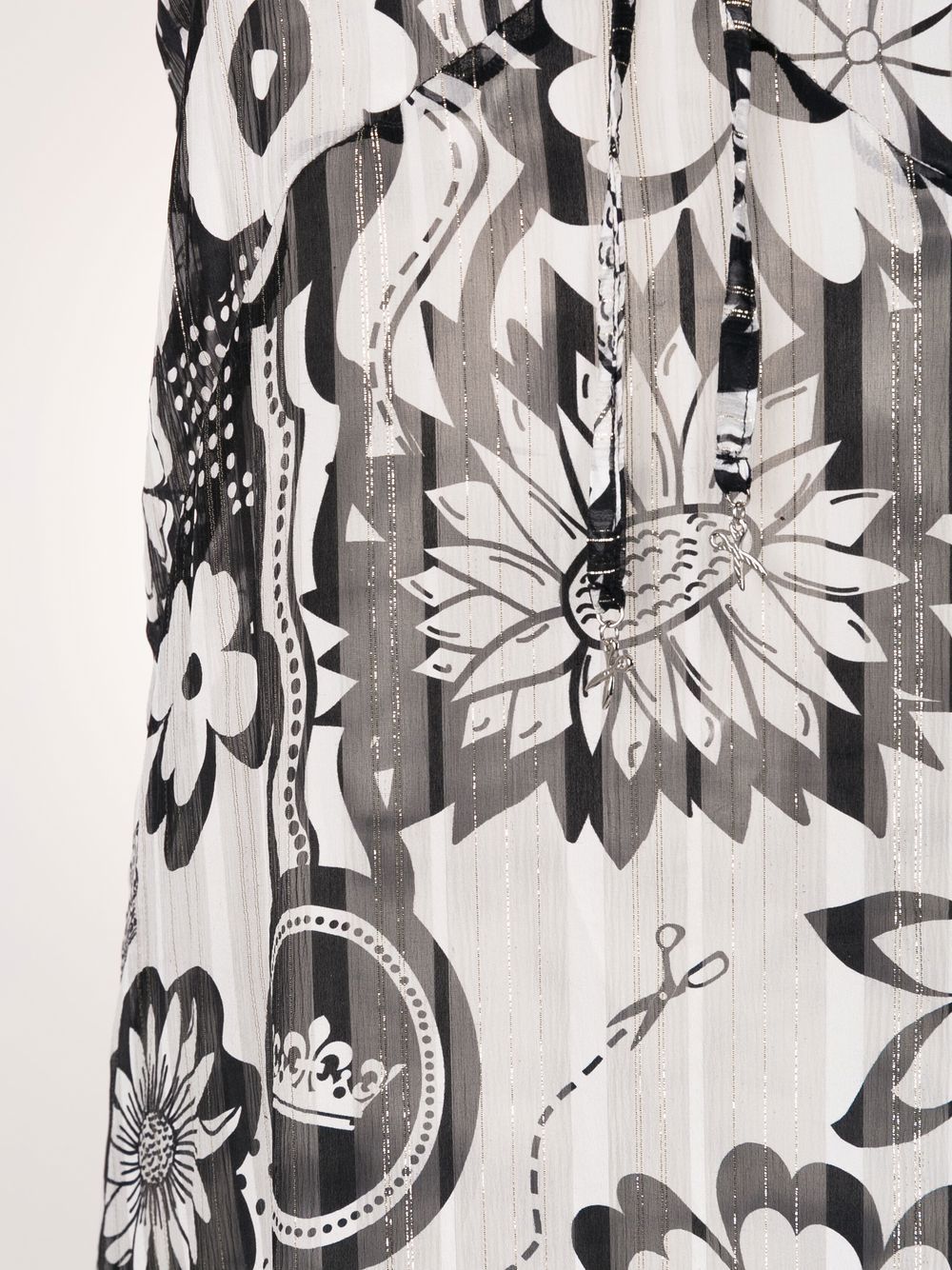 floral-print halterneck beach dress