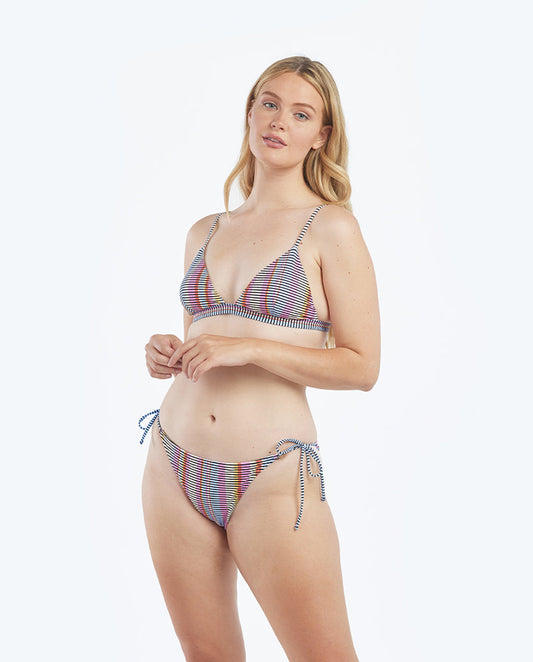 The string bikini bottom mod stripe