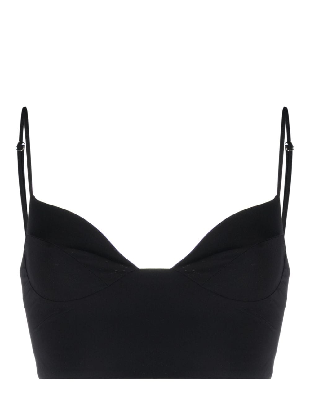 longline bustier bikini top