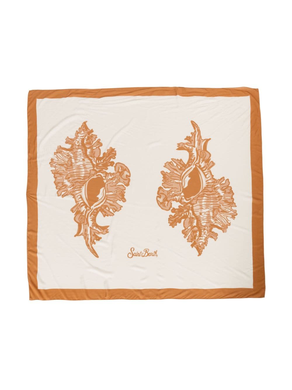 graphic-print square-shape pareo