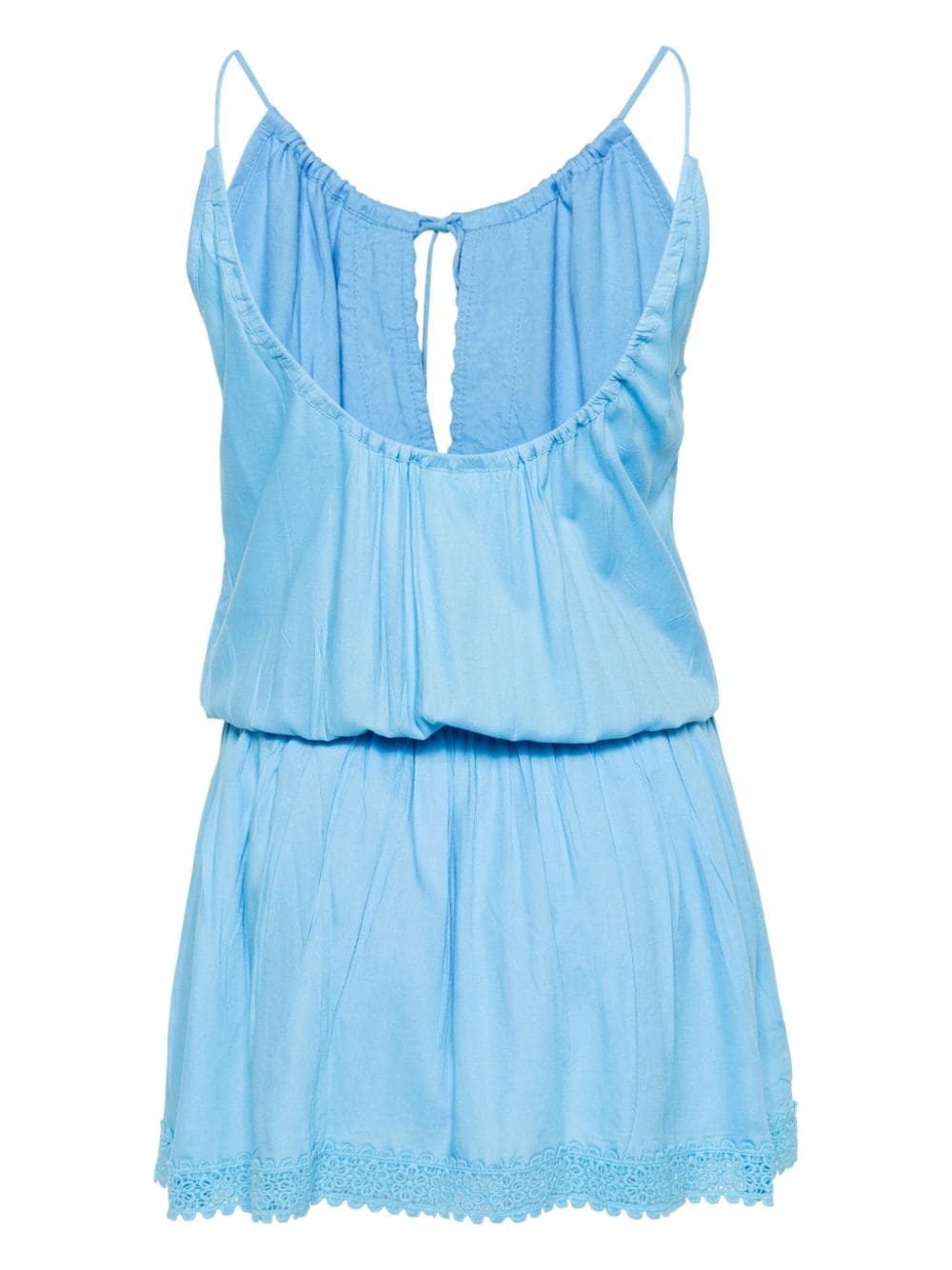 Chelsea lace-trim minidress