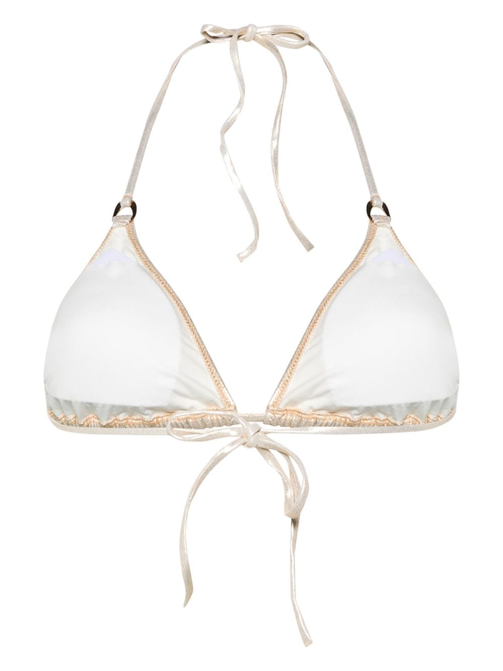 Key West metallic bikini top