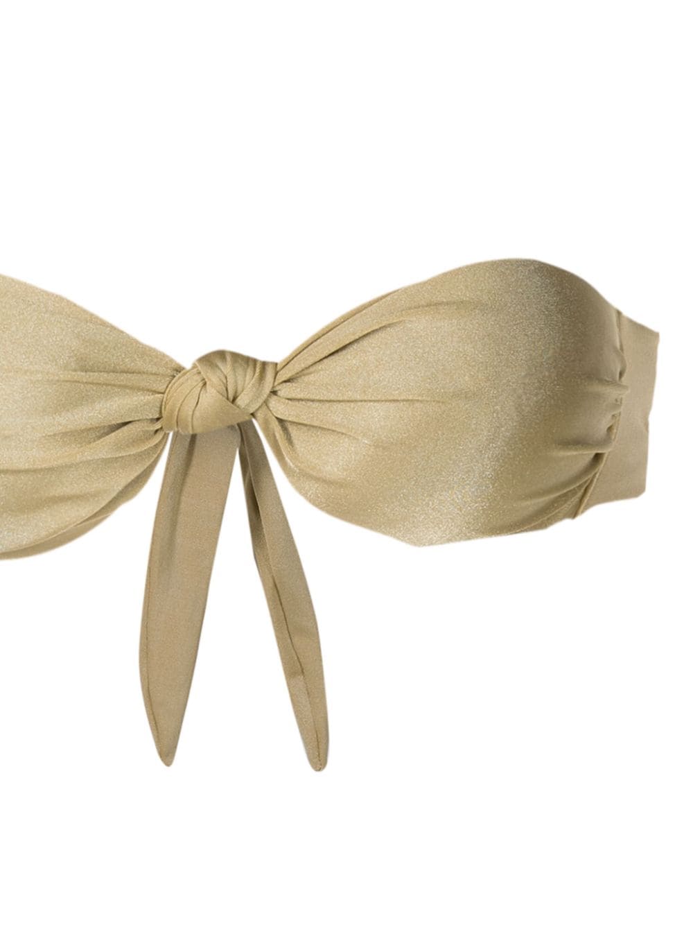 star-appliqué strapless swimsuit