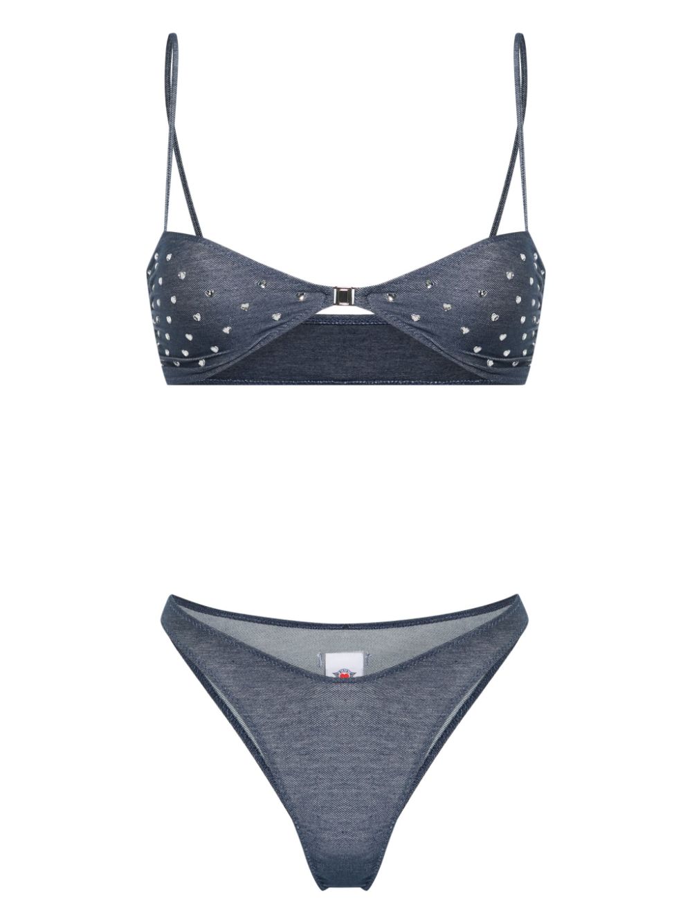 Cindy crystal-embellished bikini