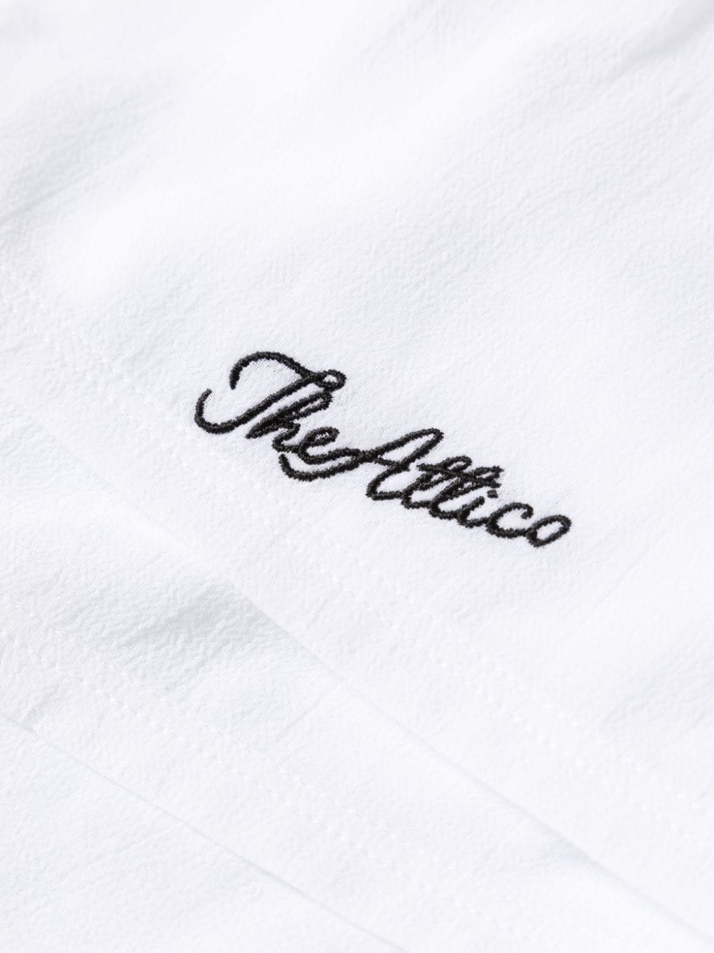logo-embroidered cotton shorts