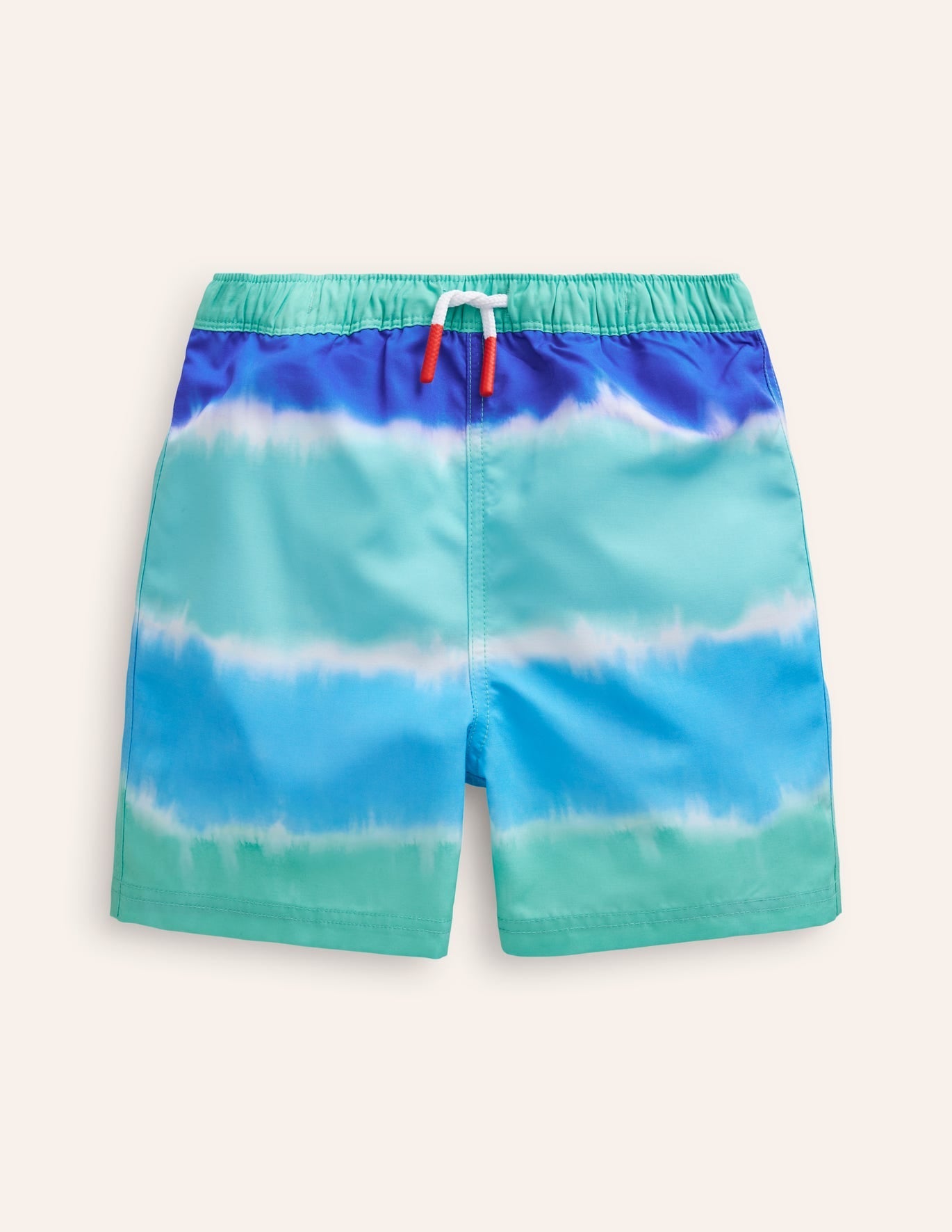 Swim shorts blue tie dye