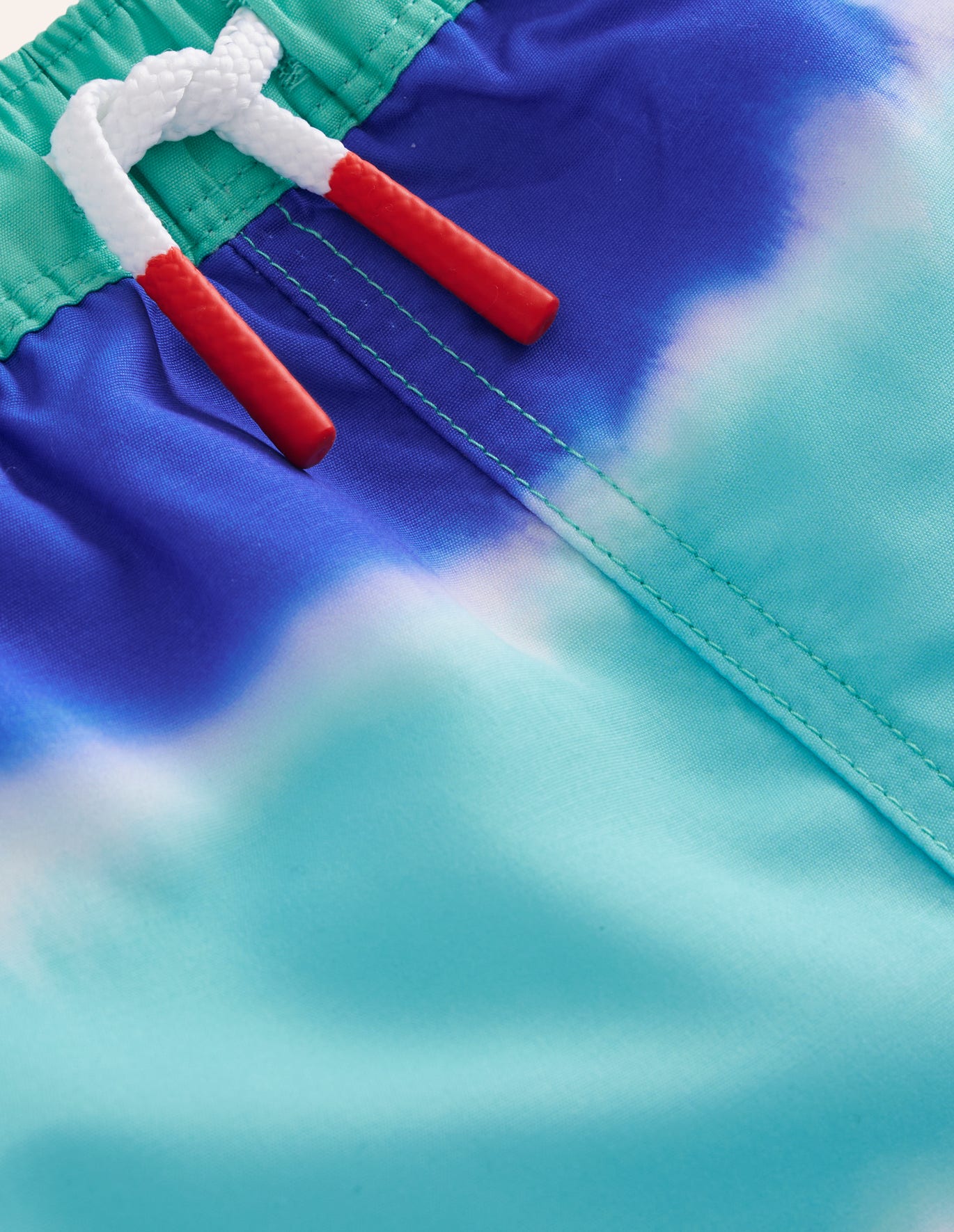Swim shorts blue tie dye