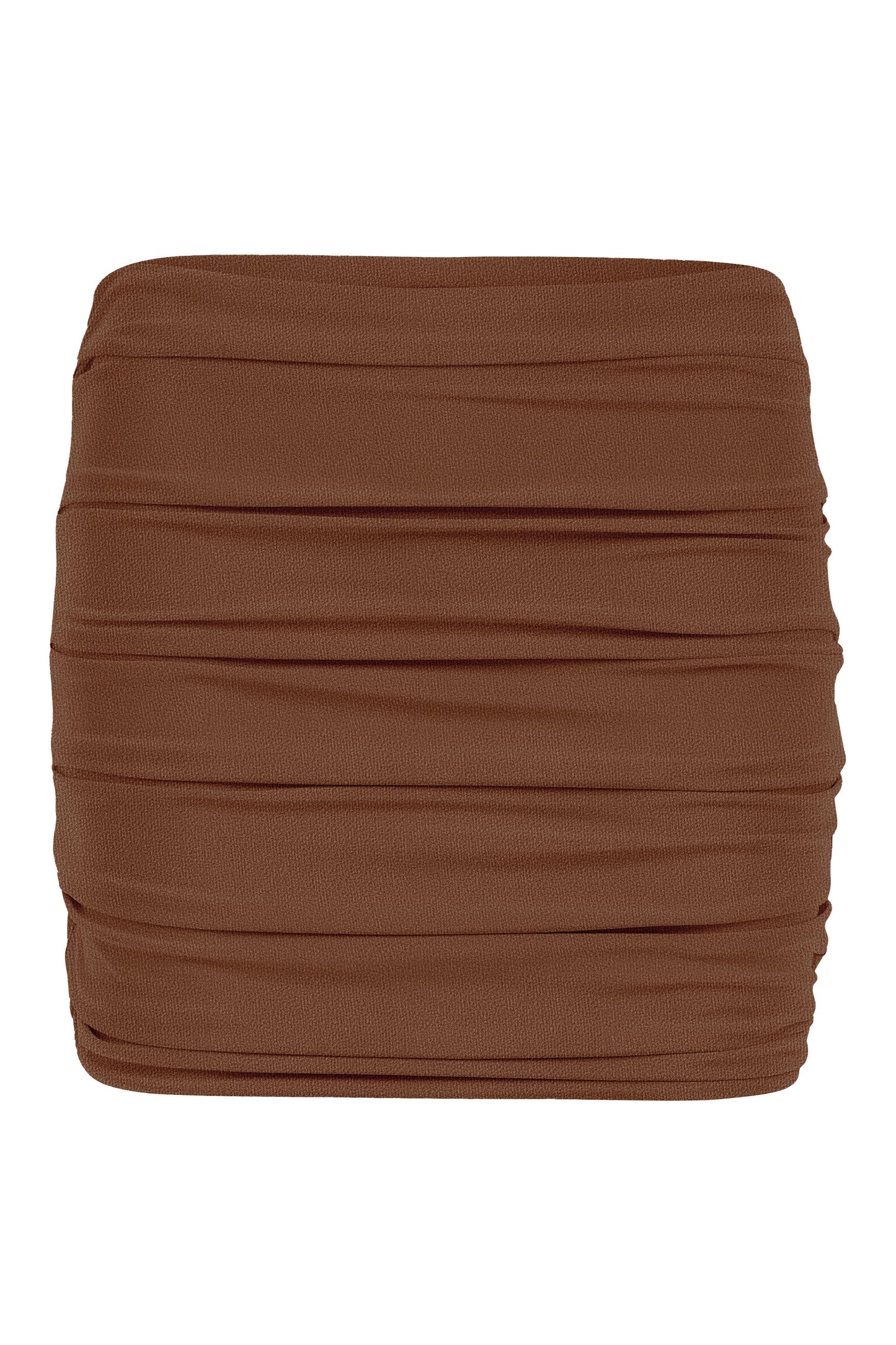 Flat image of the Thea Skirt in hazel sheen