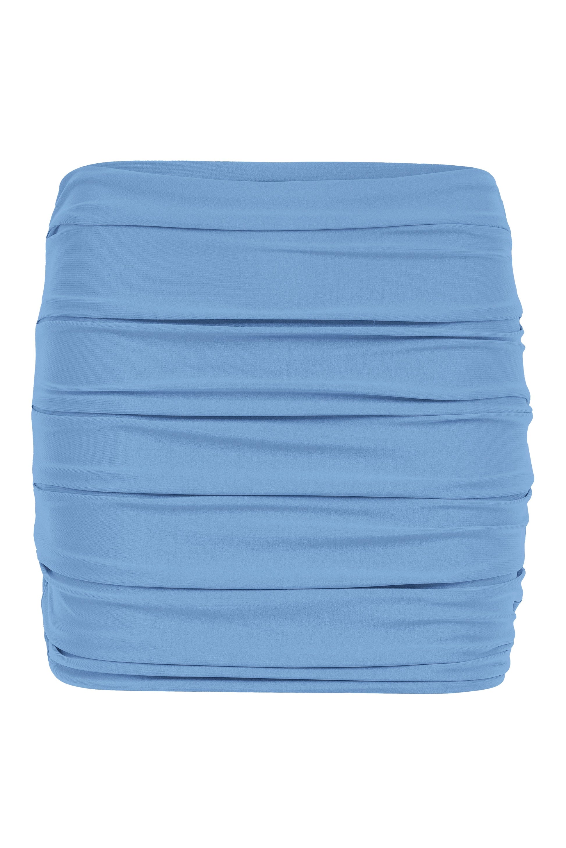  Flat image of the Thea Skirt in sky sheen