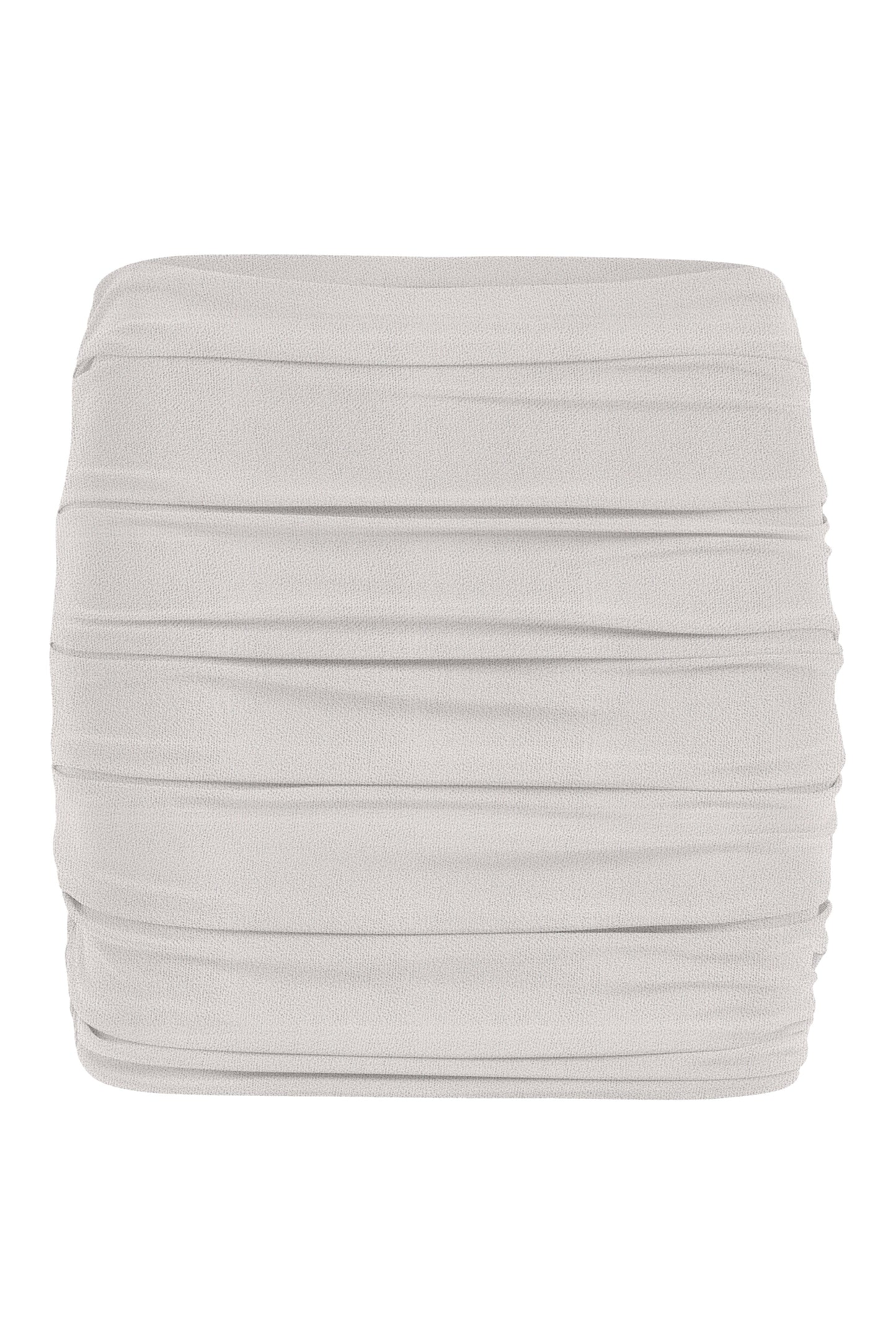 Flat image of the Thea Skirt in sandstone terry sheen