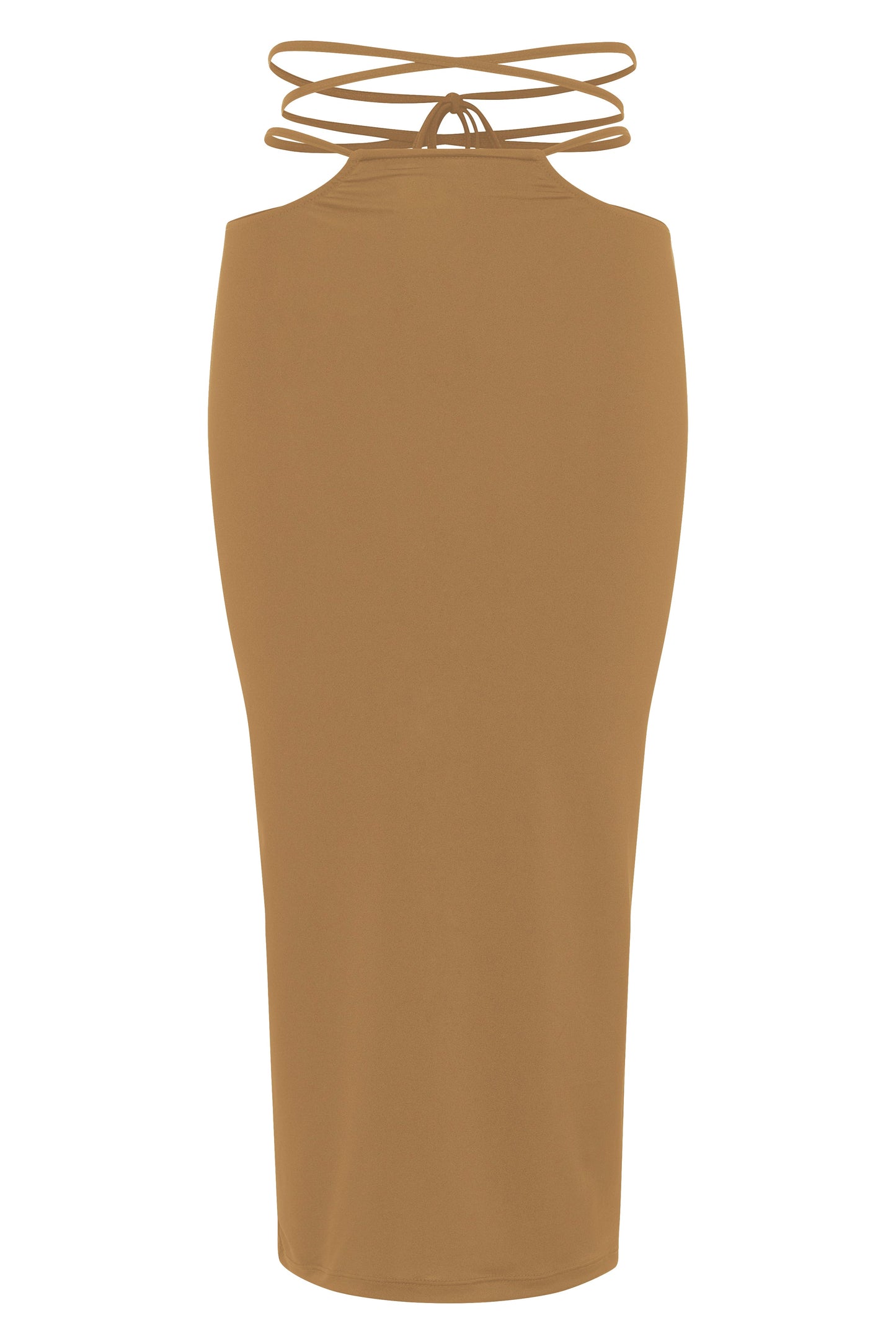 Flat image of the Wren Skirt in Chai