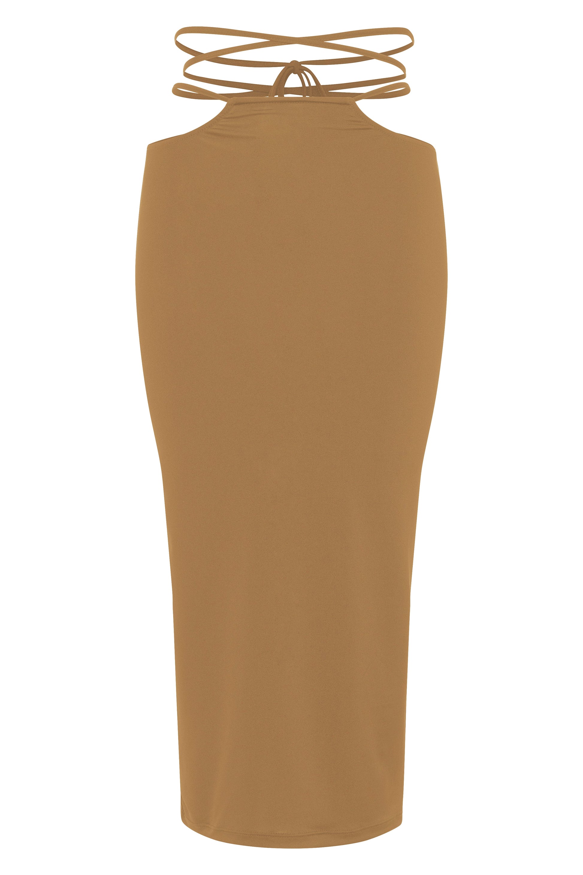 Flat image of the Wren Skirt in Chai