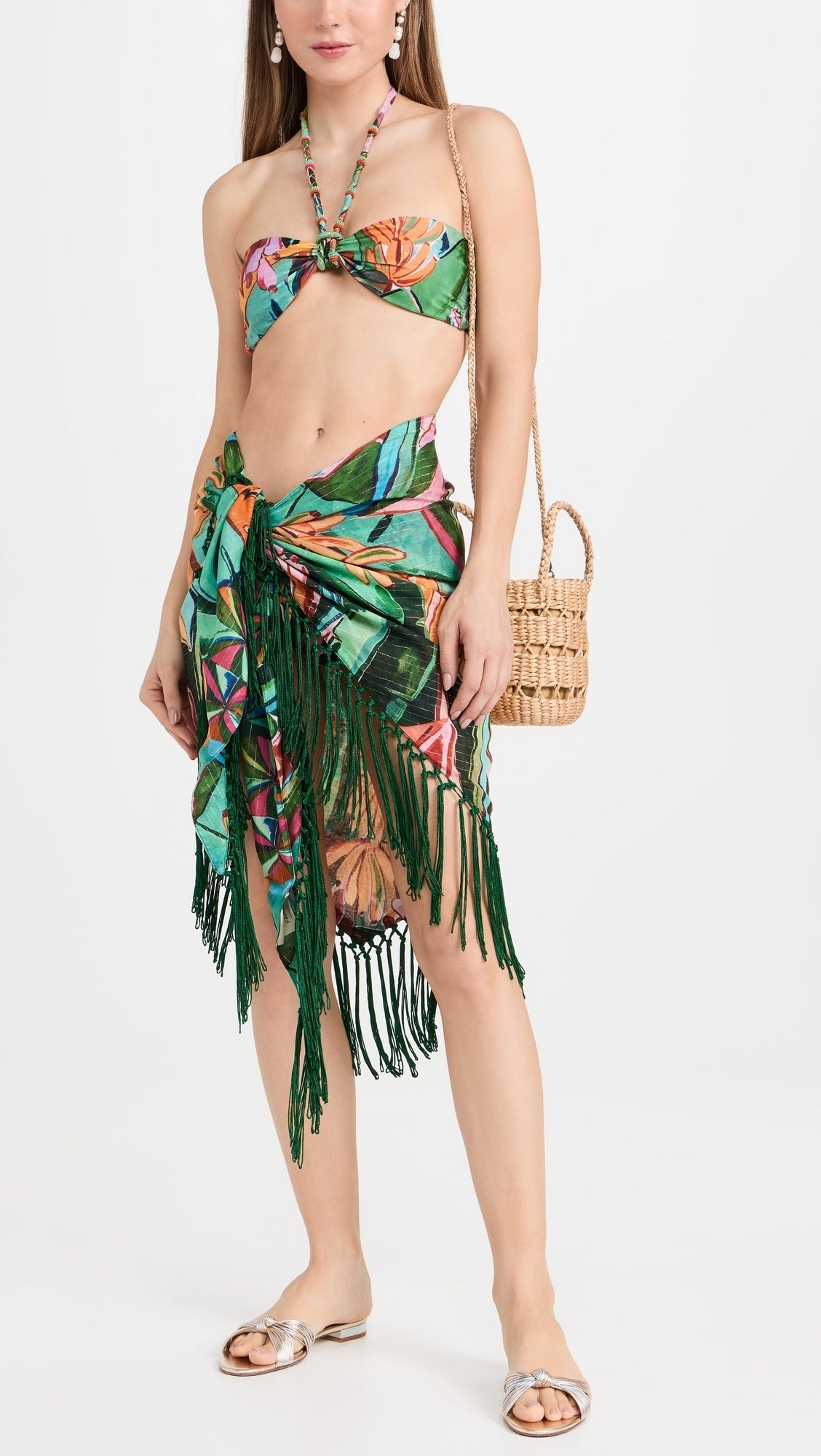 Banana Foliage Bikini Top